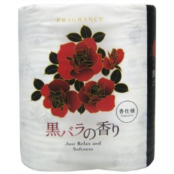 トイレットペーパー四国特紙黒バラの香り
